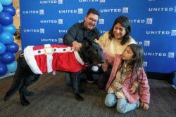 Pilot adopts puppy abandoned in airport that was due to be put down