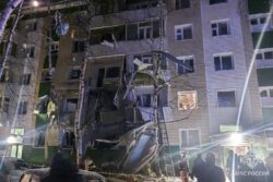 Four people dead after building collapses in Russia