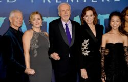 Kate Winslet reunites with Titanic director James Cameron on star-studded red carpet for world premiere of Avatar: The Way of Water