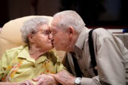 Couple, both 100, die hours apart after nearly 80 years married