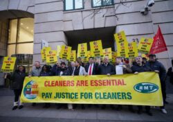 Railway cleaners launch first ever national strike over pay