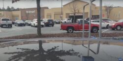 Shooting outside Walmart injures one after massacre at another store