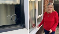 Great-gran’s TV remote froze after builders drilled holes in her windows