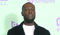 Stormzy makes sure he’s photo ready on red carpet with impromptu make-up session before sizzling performance at Jingle Bell Ball 