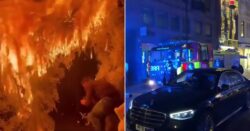 Hundreds of people run from inferno at swanky London restaurant