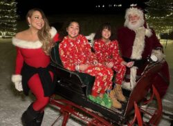 Mariah Carey proves she’s still Queen of Christmas with festive family sleigh ride celebration alongside Santa