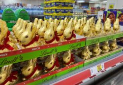 Supermarkets are already selling Easter eggs days just after Christmas