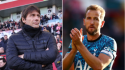 Tottenham boss Antonio Conte reacts to Brentford fans chanting ‘You let your country down’ at Harry Kane