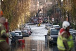 Thousands without water and 100 properties flooded after mains burst in London