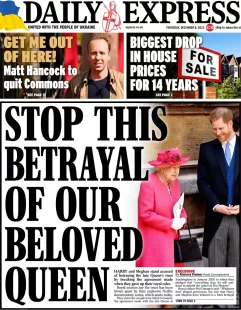 Daily Express – Stop this betrayal of our beloved Queen