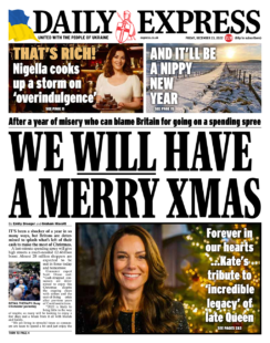 Daily Express – We will have a Merry Xmas 