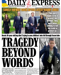 Daily Express – Tragedy beyond words 