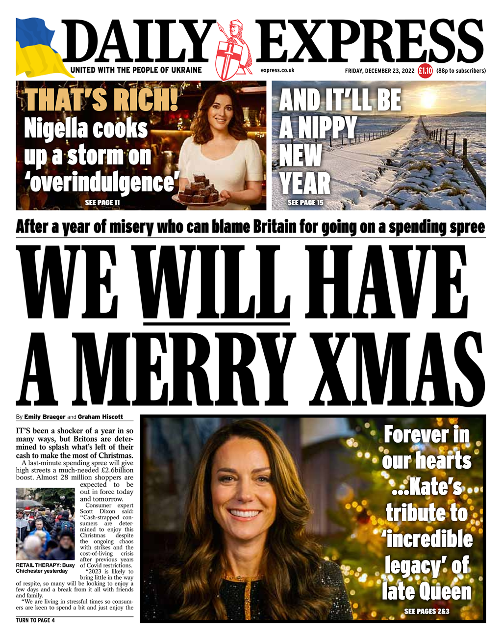 Daily Express - We will have a Merry Xmas