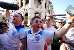 Confident England fans expecting ‘easy’ win ahead of Senegal knockout game