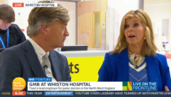 Good Morning Britain blasted by viewers for airing live from inside hospital despite presenters insisting they aren’t taking up space