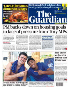 The Guardian – PM backs down on housing goals in face of pressure from Tory MPs 