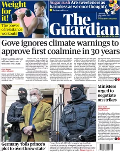 The Guardian – Gove ignores climate warnings to approve first coalmine in 30 years 