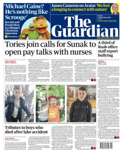 The Guardian – Tories join calls for Sunak to open pay talks with nurses 