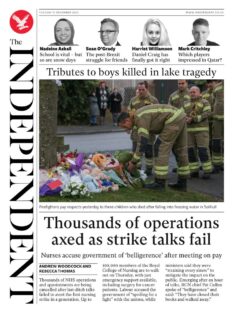 The Independent – Thousands of operations axed as strike talks fail