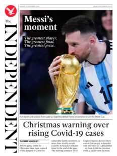 The Independent – Christmas warning over rising Covid-19 cases