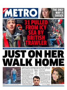 Metro – Just on her walk home 