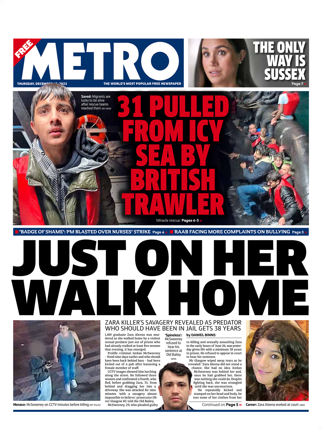 Metro - Just on her walk home