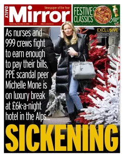 Daily Mirror – PPE scandal ‘sickening’