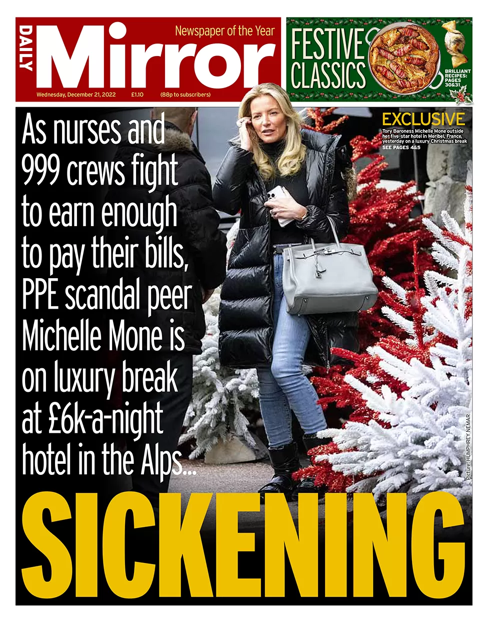 Daily Mirror - PPE scandal ‘sickening’