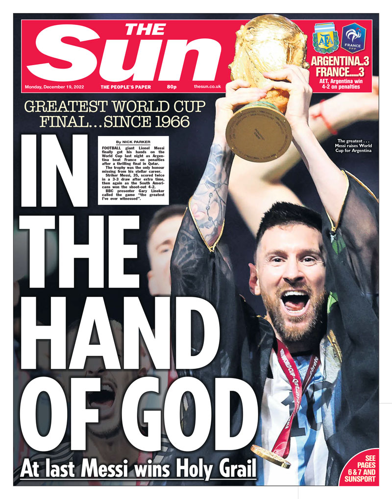 The Sun - In the hand of God