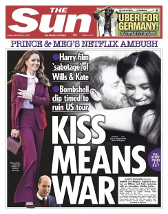 The Sun – Kiss means war 