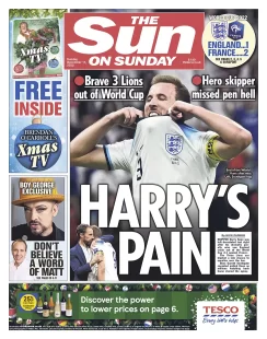 The Sun on Sunday – Harry’s pain 