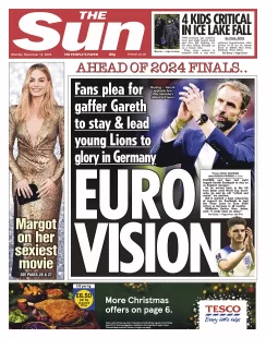 The Sun- ahead of 2024 finals …  Eurovision 