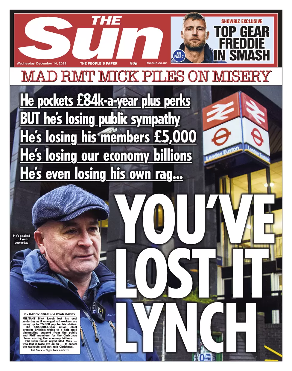 The Sun - You’ve lost it Lynch