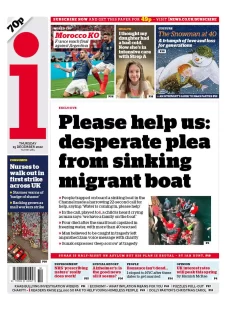 The i – Please help us: desperate plea from sinking migrant boat 