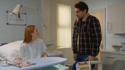 Emmerdale spoilers: Mack’s fears as pregnant Chloe collapses