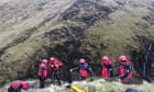 Man rescued after being swept over waterfall in Scotland