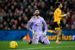 Liverpool 2-2 Wolves: Jurgen Klopp’s side forced into FA Cup replay after Alisson howlers