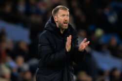 Graham Potter responds to Chelsea fans singing Thomas Tuchel’s name during FA Cup defeat to Manchester City