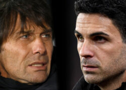 Antonio Conte backs Mikel Arteta over ‘showing passion’ on the touchline