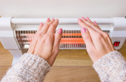 Are halogen heaters more efficient than central heating?