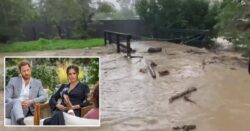 All of Montecito where Prince Harry and Meghan live ordered to evacuate amid floods