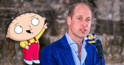 Harry compares William to Stewie Griffin from Family Guy