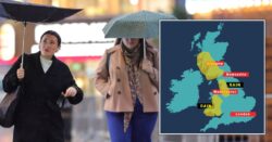 Yellow weather warnings still in place while rain batters UK