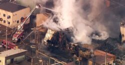 Massive fire rages at chemical plant after explosion