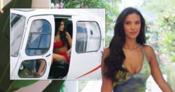 Maya Jama catches helicopter to Love Island villa as she goes all out for presenting debut
