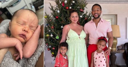 Chrissy Teigen shares adorable close-up of newborn daughter Esti and we think our hearts might burst