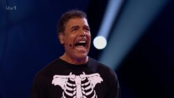 Chris Kamara rips into his fake Scottish accent after becoming first celebrity booted out of The Masked Singer