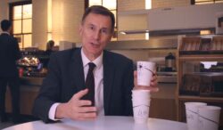 Jeremy Hunt likened to Mr Bean for using coffee cups in ‘patronising’ inflation explainer