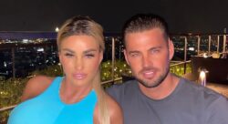 Katie Price hints she’s back with ex-fiance Carl Woods as former couple enjoy cosy roast dinner together
