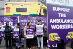 Ambulance workers to hold 10 further strikes over the coming weeks